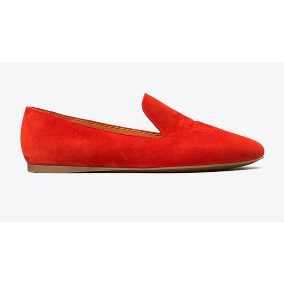Tory BURCH Ruby Smoking Slipper In Triple Red US 6.5 NIB - Picture 6 of 7